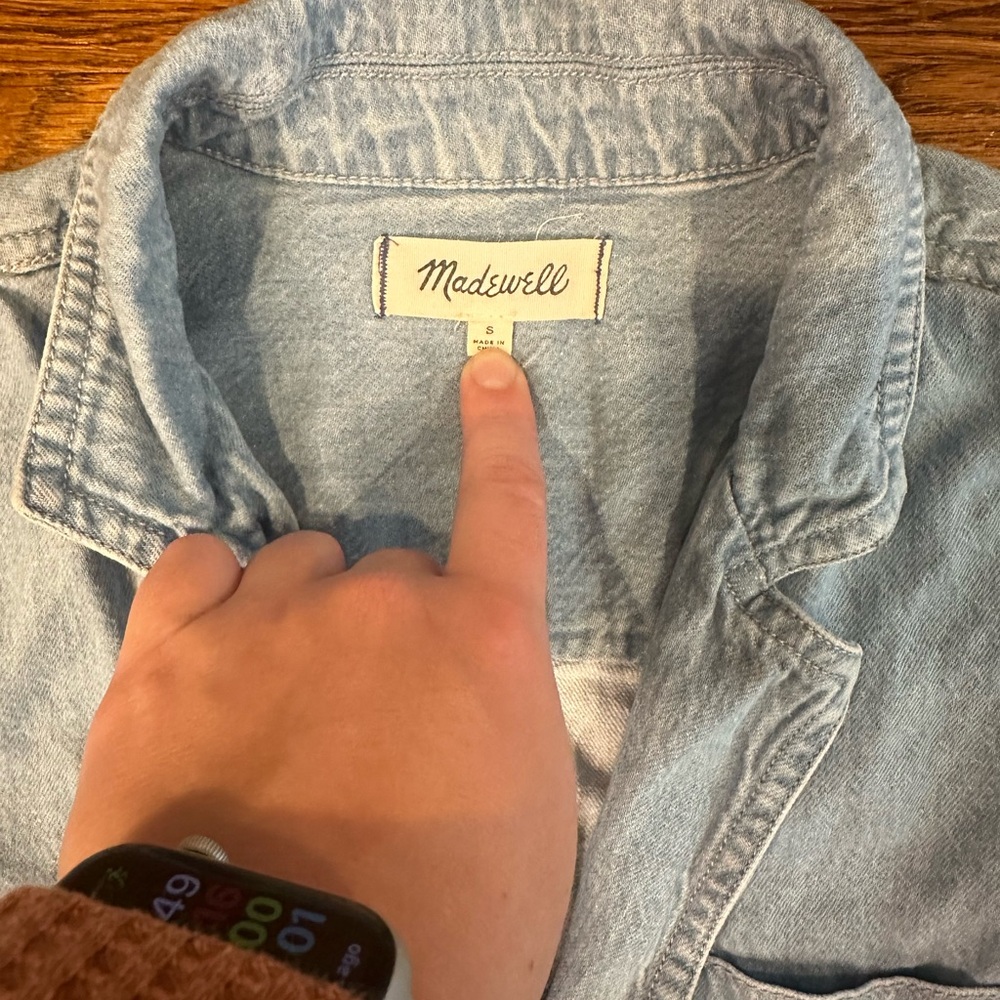 Madewell Denim Blue Jumpsuit - Picture 5 of 8